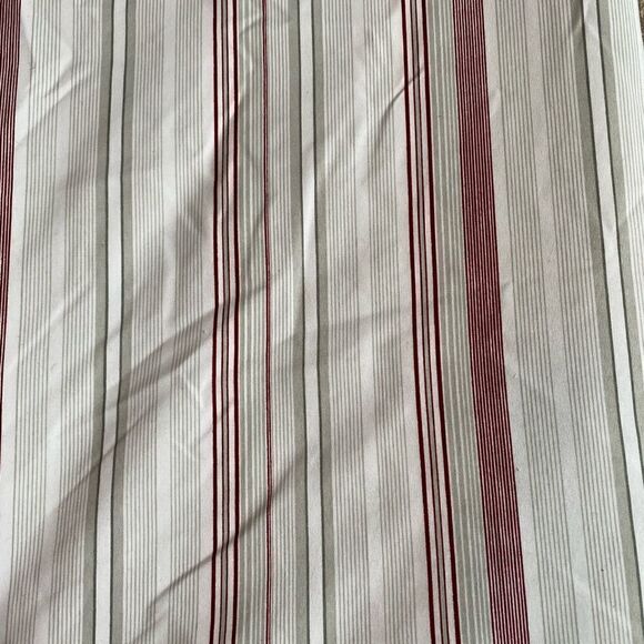 London Fog Candy Cane Stripes Design Bed Flat Top Sheet - Picture 2 of 5